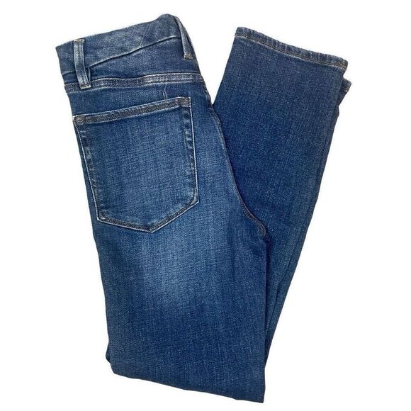 Good American Good‎ Classic Distressed Stretchy Jean Sz 2/26  GCL740OP Indigo207 - Picture 1 of 8